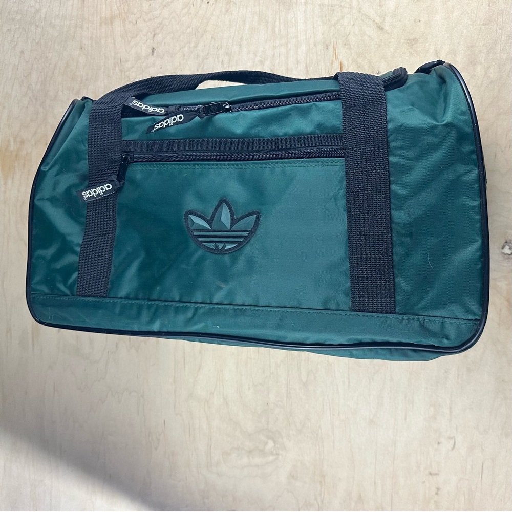 Adidas Green Duffel Bag